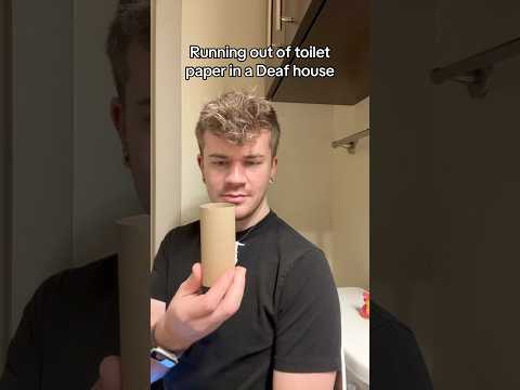Don’t 💩 in a Deaf house! #ASL #AmericanSignLanguage #SignLanguage #Coda