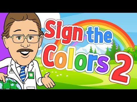 Sign the Colors 2 | Jack Hartmann | ASL Colors