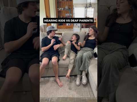 Hearing kids VS Deaf parent Argues 😂